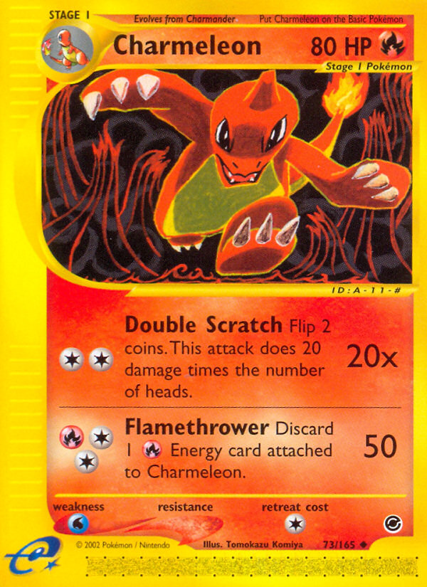 Charmeleon (73/165) [Expedition: Base Set] | Tables and Towers