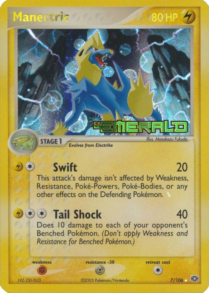 Manectric (7/106) (Stamped) [EX: Emerald] | Tables and Towers