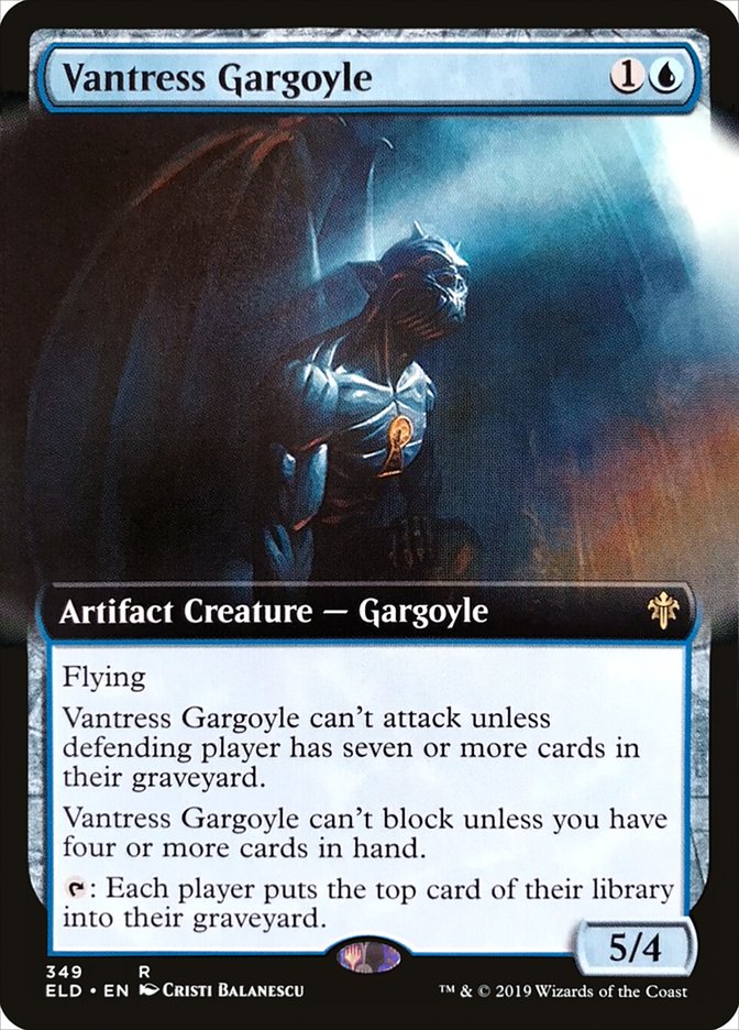 Vantress Gargoyle (Extended Art) [Throne of Eldraine] | Tables and Towers