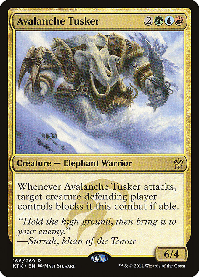 Avalanche Tusker [Khans of Tarkir] | Tables and Towers