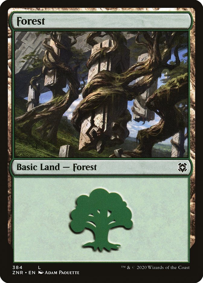 Forest (384) [Zendikar Rising] | Tables and Towers