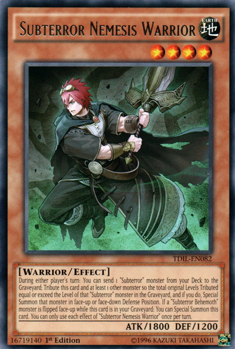 Subterror Nemesis Warrior [TDIL-EN082] Rare | Tables and Towers