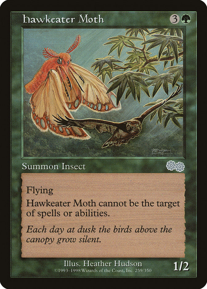 Hawkeater Moth [Urza's Saga] | Tables and Towers