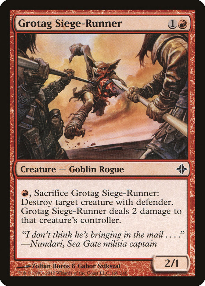 Grotag Siege-Runner [Rise of the Eldrazi] | Tables and Towers