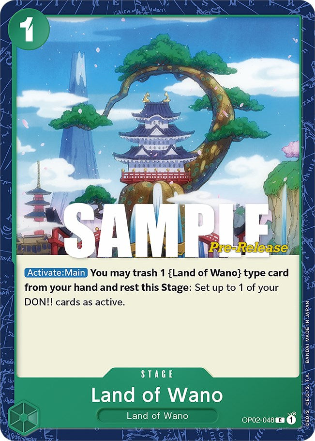 Land of Wano [Paramount War Pre-Release Cards] | Tables and Towers