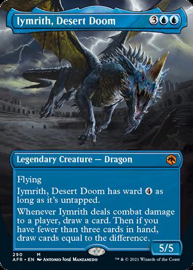 Iymrith, Desert Doom (Borderless Alternate Art) [Dungeons & Dragons: Adventures in the Forgotten Realms] | Tables and Towers