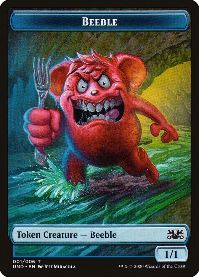 Beeble // Squirrel Double-Sided Token [Unsanctioned Tokens] | Tables and Towers