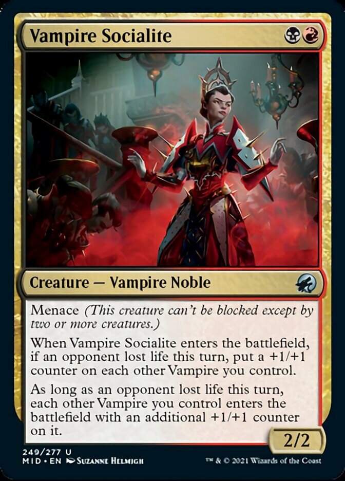 Vampire Socialite [Innistrad: Midnight Hunt] | Tables and Towers