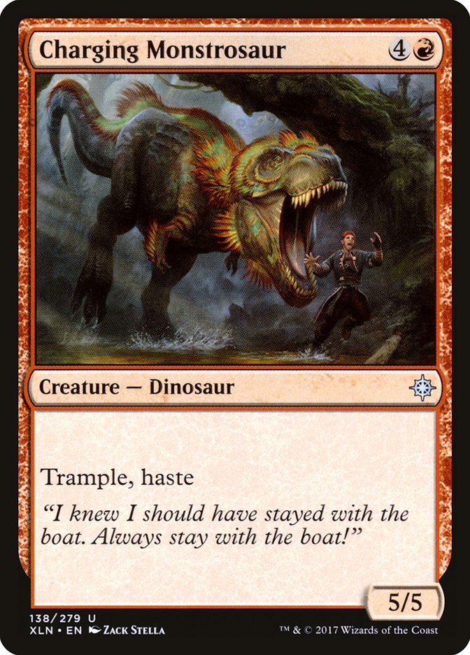 Charging Monstrosaur [Ixalan] | Tables and Towers