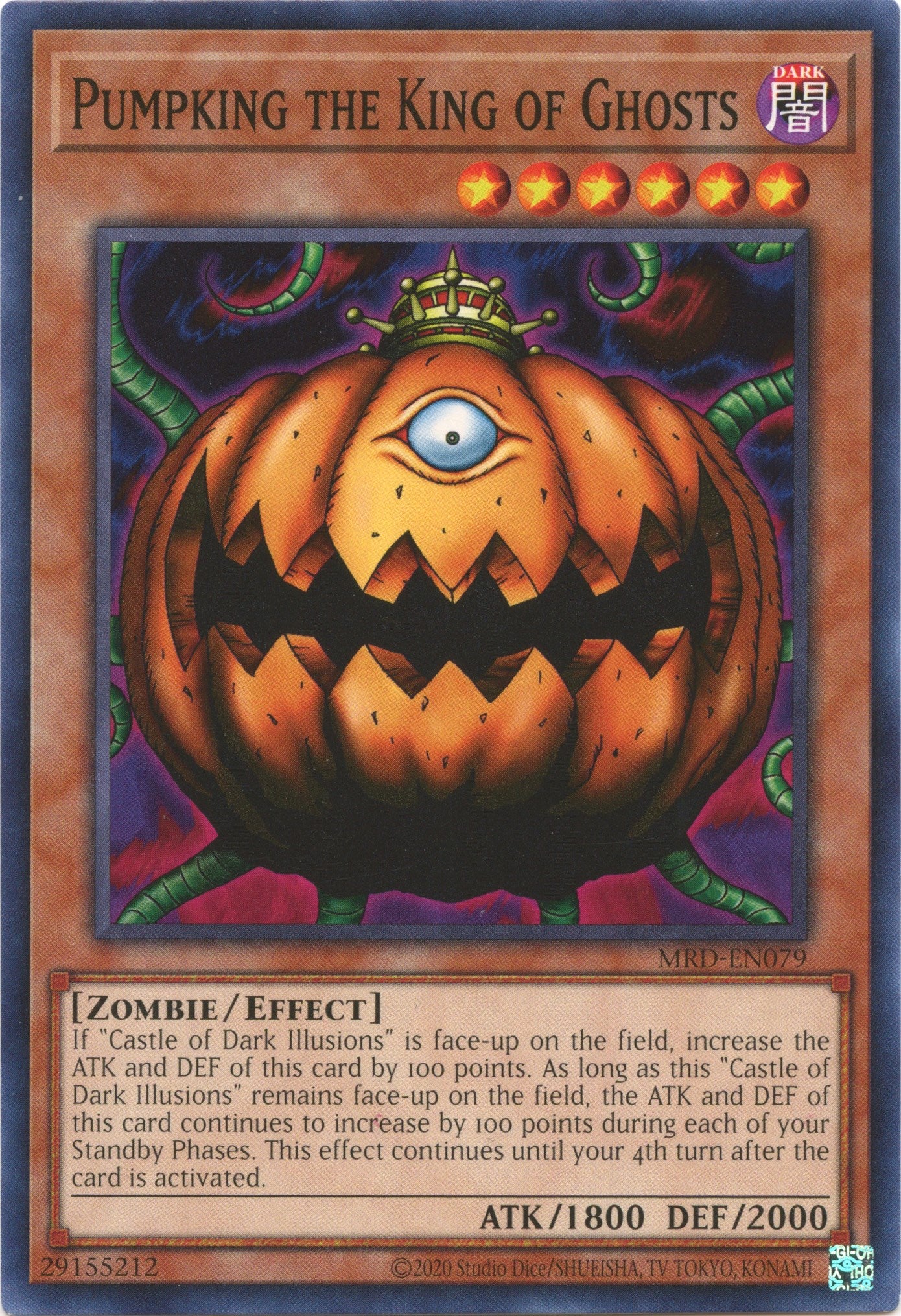 Pumpking the King of Ghosts (25th Anniversary) [MRD-EN079] Common | Tables and Towers