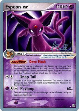 Espeon ex (102/115) (Eeveelutions - Jimmy Ballard) [World Championships 2006] | Tables and Towers