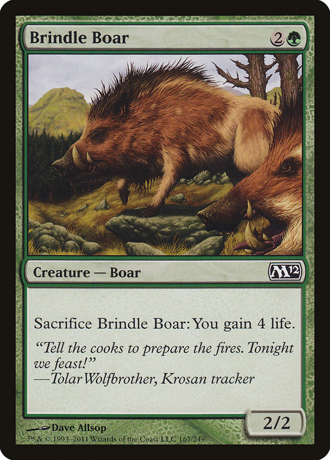 Brindle Boar [Magic 2012] | Tables and Towers