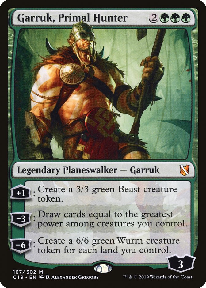 Garruk, Primal Hunter [Commander 2019] | Tables and Towers