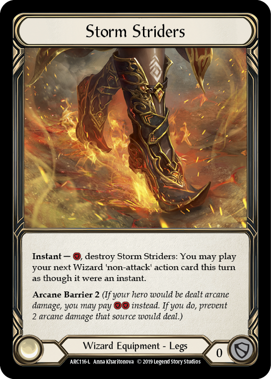 Storm Striders [ARC116-L] (Arcane Rising)  1st Edition Cold Foil | Tables and Towers