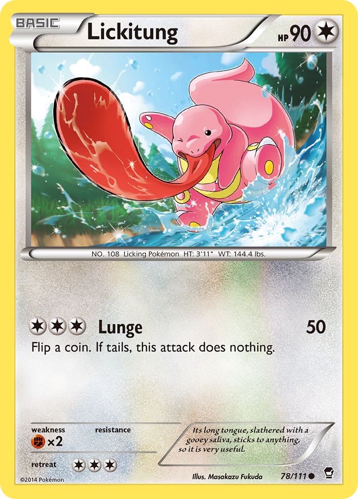 Lickitung (78/111) [XY: Furious Fists] | Tables and Towers