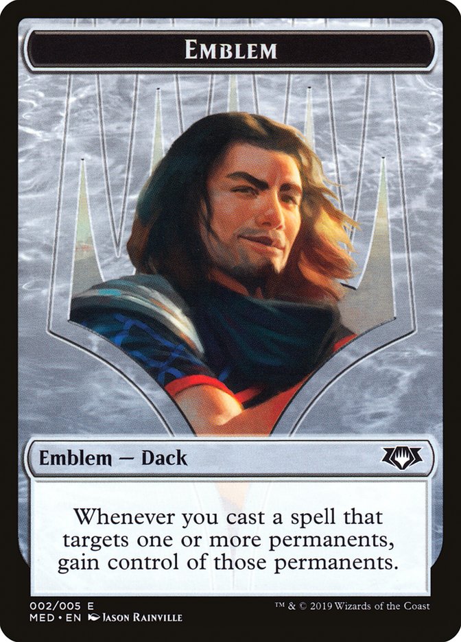 Dack Fayden Emblem [Mythic Edition Tokens] | Tables and Towers