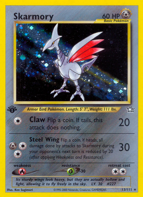 Skarmory (13/111) [Neo Genesis 1st Edition] | Tables and Towers