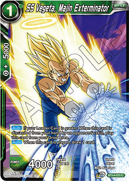 SS Vegeta, Majin Exterminator (BT14-073) [Cross Spirits] | Tables and Towers