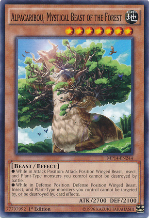 Alpacaribou, Mystical Beast of the Forest [MP14-EN244] Common | Tables and Towers