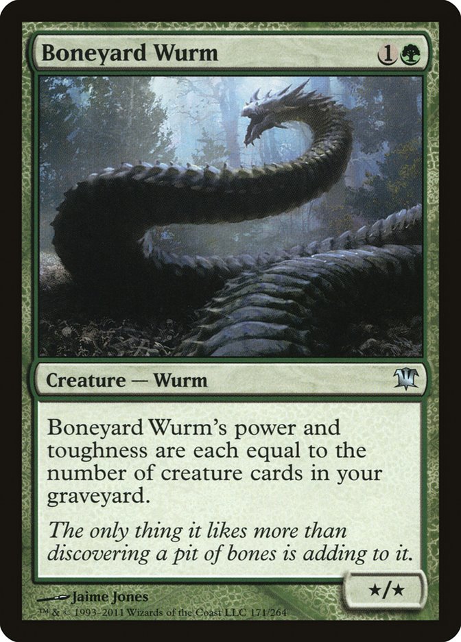 Boneyard Wurm [Innistrad] | Tables and Towers