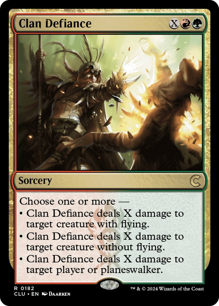 Clan Defiance [Ravnica: Clue Edition] | Tables and Towers