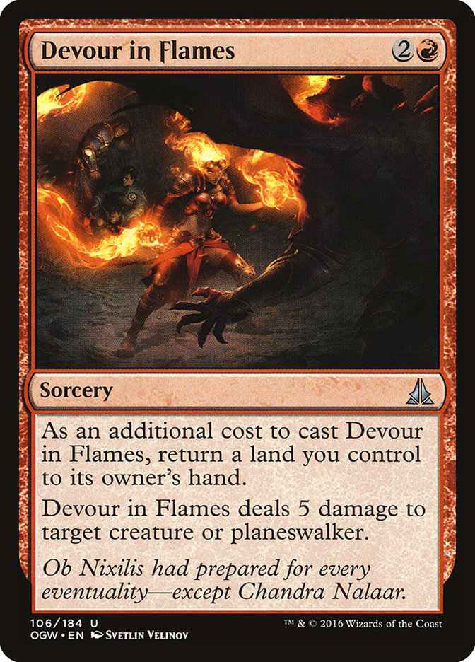 Devour in Flames [Oath of the Gatewatch] | Tables and Towers