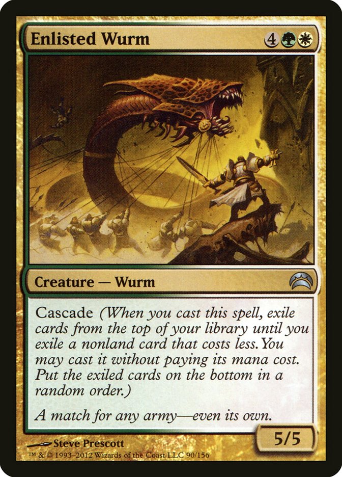 Enlisted Wurm [Planechase 2012] | Tables and Towers