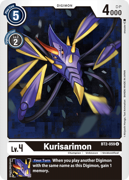 Kurisarimon [BT2-059] [Release Special Booster Ver.1.0] | Tables and Towers