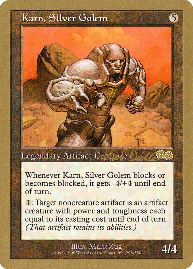 Karn, Silver Golem (Kai Budde) [World Championship Decks 1999] | Tables and Towers