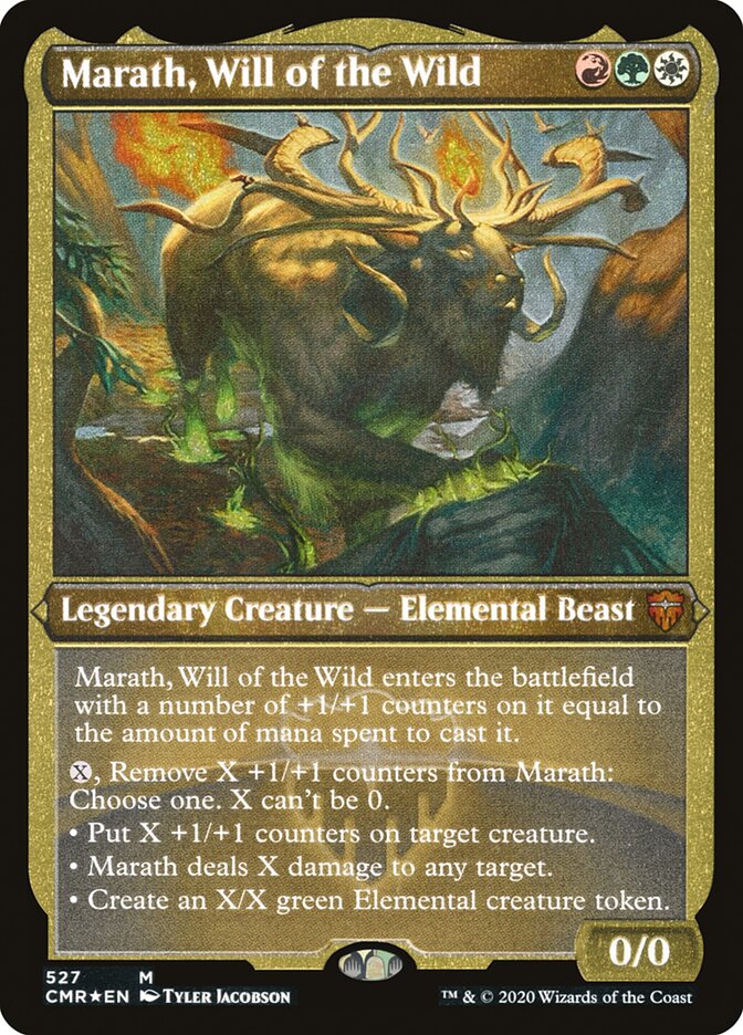 Marath, Will of the Wild (Etched) [Commander Legends] | Tables and Towers