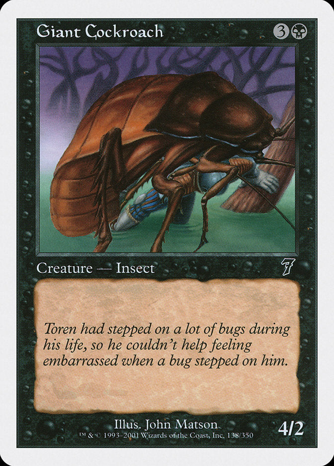 Giant Cockroach [Seventh Edition] | Tables and Towers