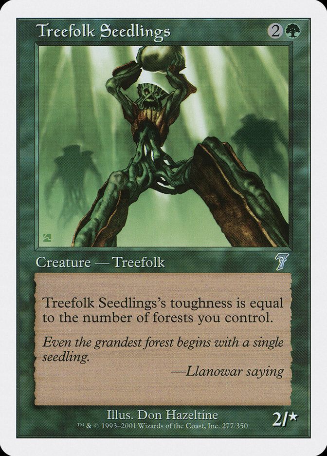 Treefolk Seedlings [Seventh Edition] | Tables and Towers