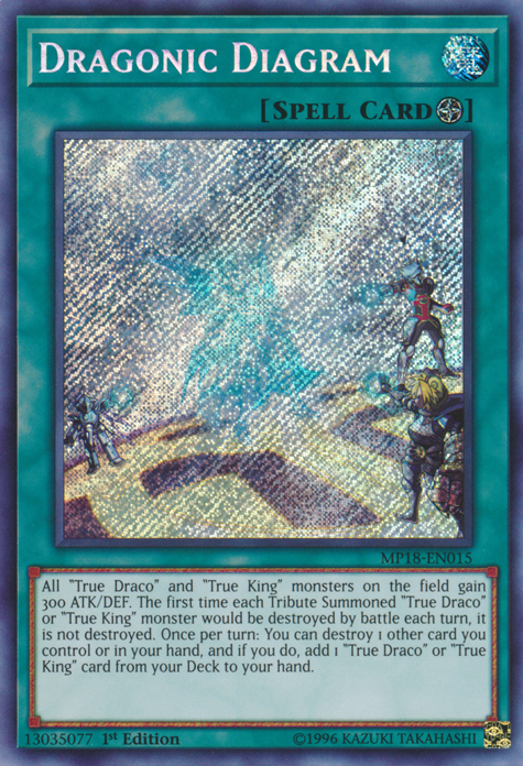 Dragonic Diagram [MP18-EN015] Secret Rare | Tables and Towers