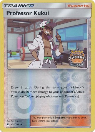 Professor Kukui (128/149) (Regional Championship Promo) [Sun & Moon: Base Set] | Tables and Towers