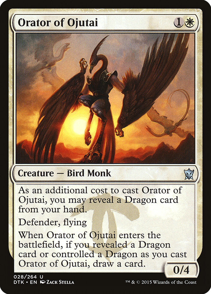 Orator of Ojutai [Dragons of Tarkir] | Tables and Towers