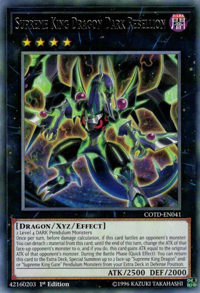 Supreme King Dragon Dark Rebellion [COTD-EN041] Rare | Tables and Towers