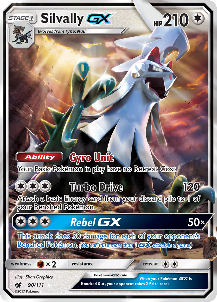 Silvally GX (90/111) [Sun & Moon: Crimson Invasion] | Tables and Towers