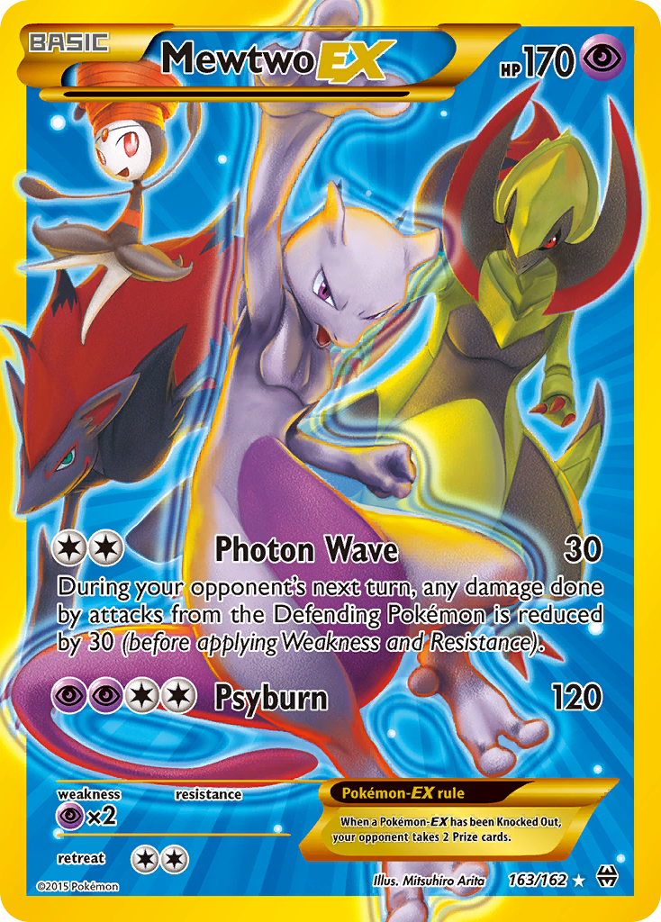 Mewtwo EX (163/162) [XY: BREAKthrough] | Tables and Towers