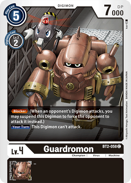 Guardromon [BT2-058] [Release Special Booster Ver.1.0] | Tables and Towers