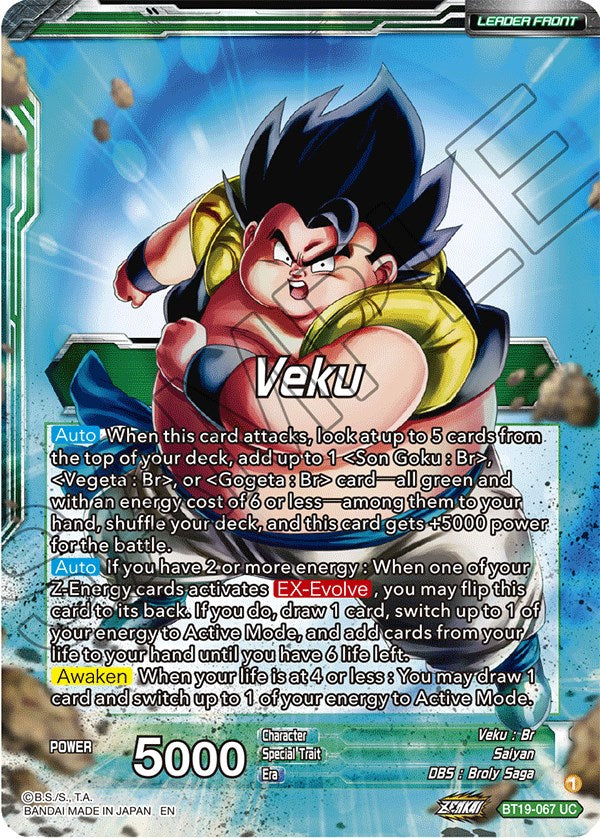 Veku // Gogeta, Fusion Complete (BT19-067) [Fighter's Ambition] | Tables and Towers