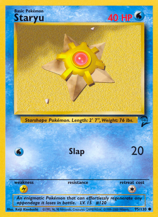 Staryu (95/130) [Base Set 2] | Tables and Towers