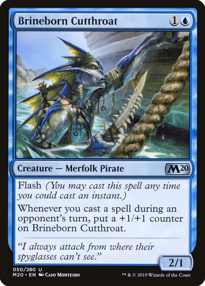 Brineborn Cutthroat [Core Set 2020] | Tables and Towers