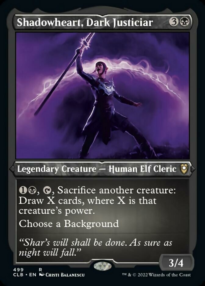 Shadowheart, Dark Justiciar (Foil Etched) [Commander Legends: Battle for Baldur's Gate] | Tables and Towers