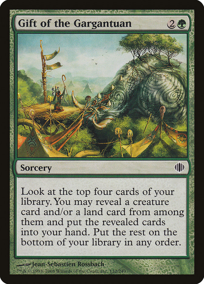 Gift of the Gargantuan [Shards of Alara] | Tables and Towers
