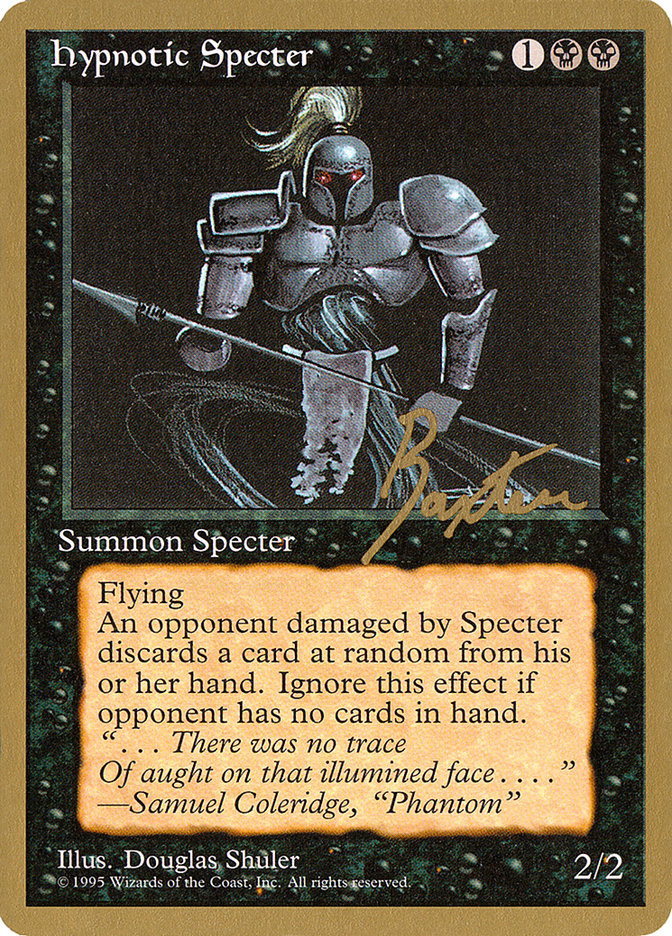 Hypnotic Specter (George Baxter) [Pro Tour Collector Set] | Tables and Towers