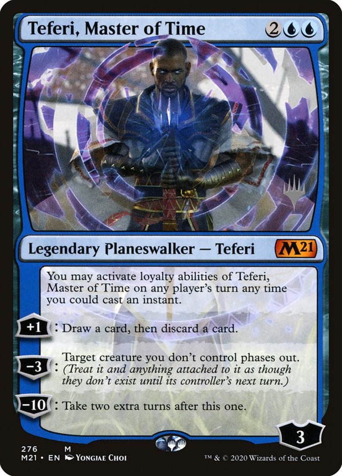 Teferi, Master of Time (Promo Pack) (276) [Core Set 2021 Promos] | Tables and Towers