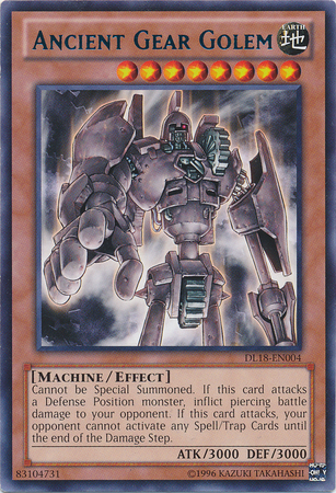 Ancient Gear Golem (Blue) [DL18-EN004] Rare | Tables and Towers