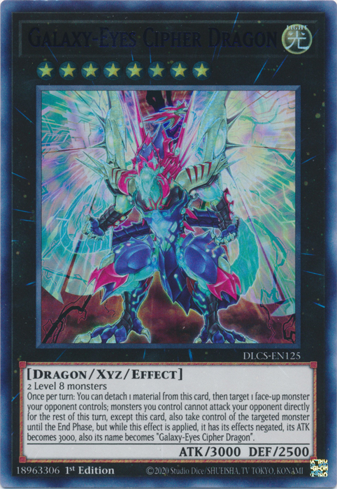 Galaxy-Eyes Cipher Dragon (Blue) [DLCS-EN125] Ultra Rare | Tables and Towers