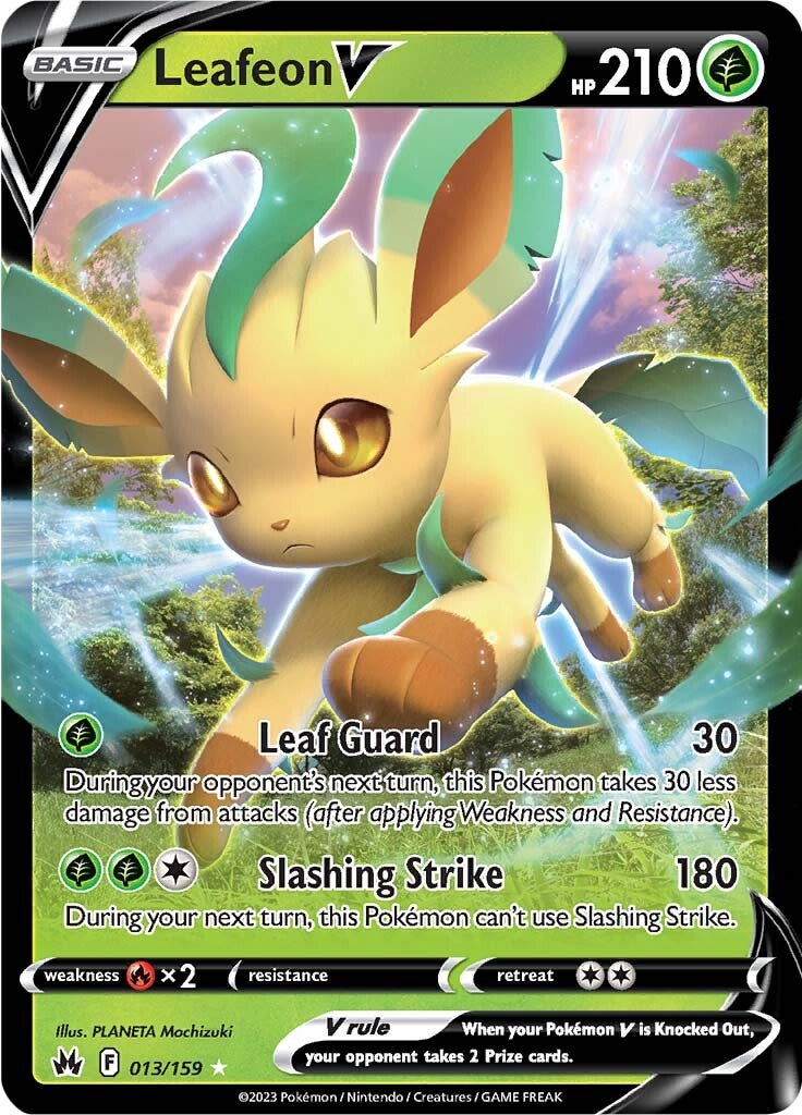 Leafeon V (013/159) [Sword & Shield: Crown Zenith] | Tables and Towers