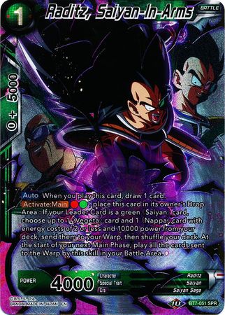 Raditz, Saiyan-In-Arms (SPR) (BT7-051) [Assault of the Saiyans] | Tables and Towers